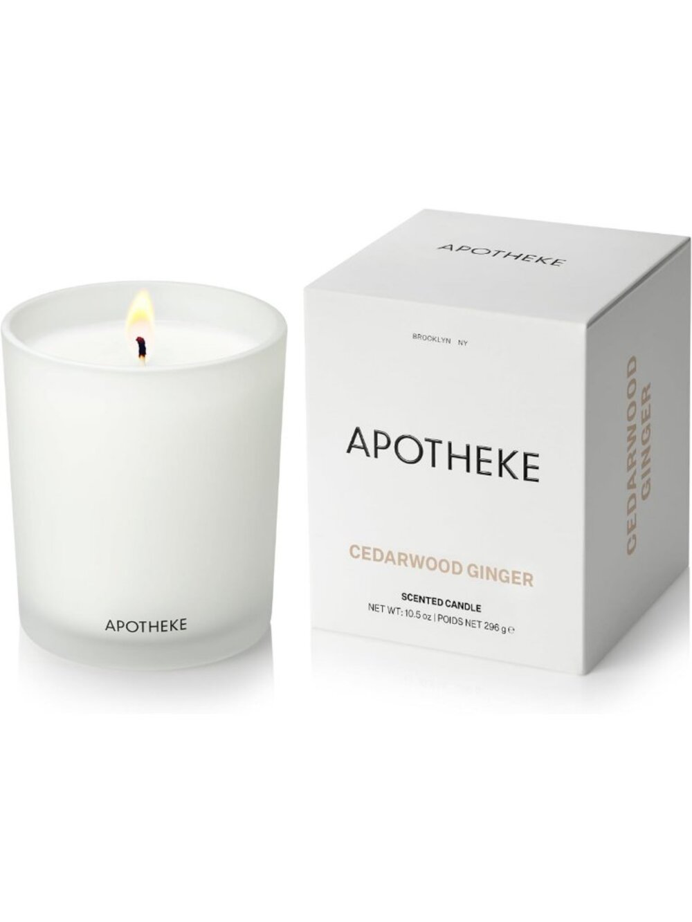 Cedarwood Ginger Scented Candle - 10.5 Oz Aromatherapy Home Decor Gift